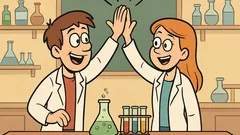 Joke: Saw a guy and girl in lab