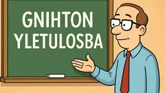 Joke: If you spell 'Absolutely Nothing' backwards