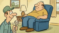 Joke: Did a little mechanical work today